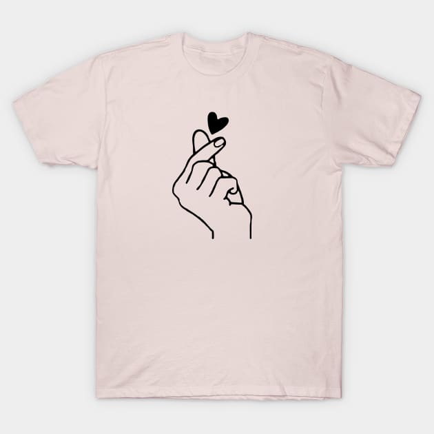 FINGER HEART T-Shirt by Garangs